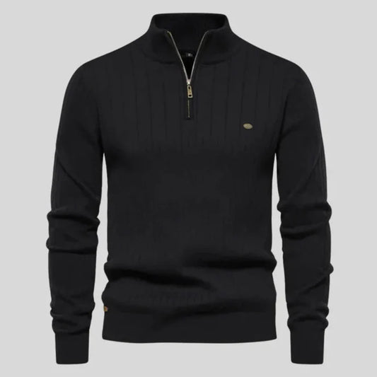 Francis | Sweter Premium z Zamkiem