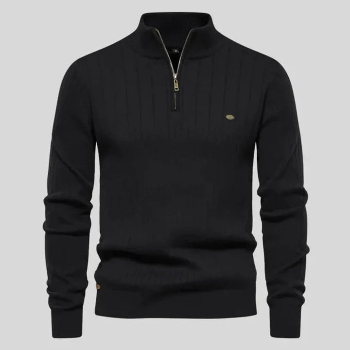 Francis | Sweter Premium z Zamkiem