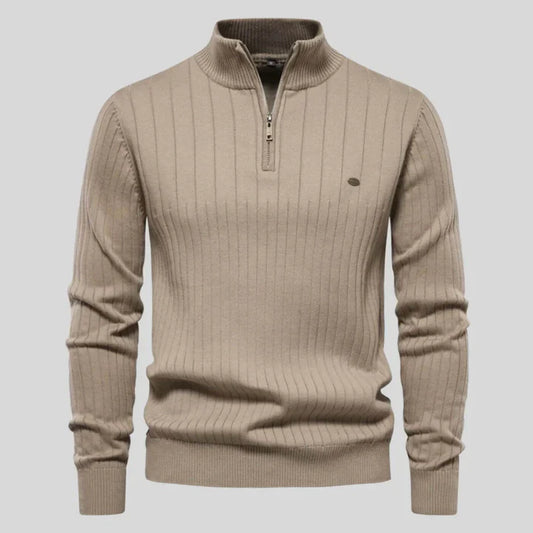 Francis | Sweter Premium z Zamkiem