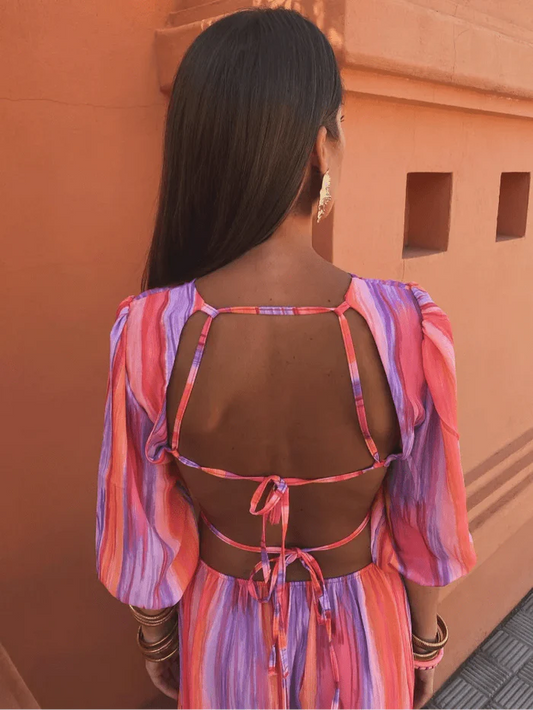 Paloma | Elegancka Sukienka z Wycięciami
