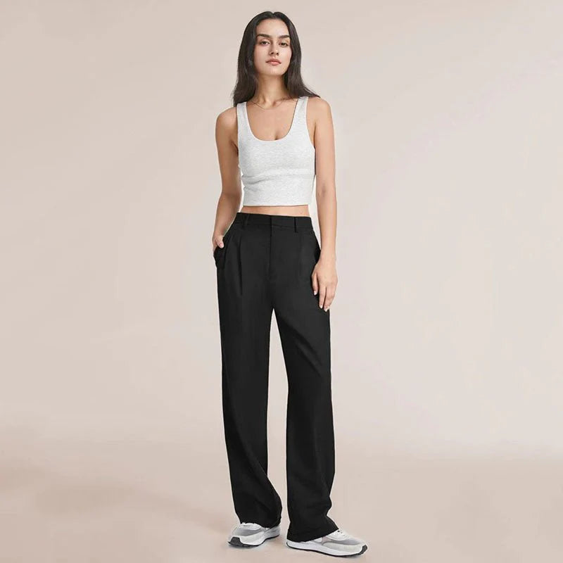 Reece | Eleganckie Szerokie Spodnie