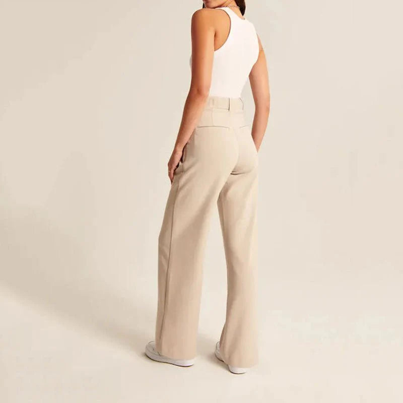Reece | Eleganckie Szerokie Spodnie